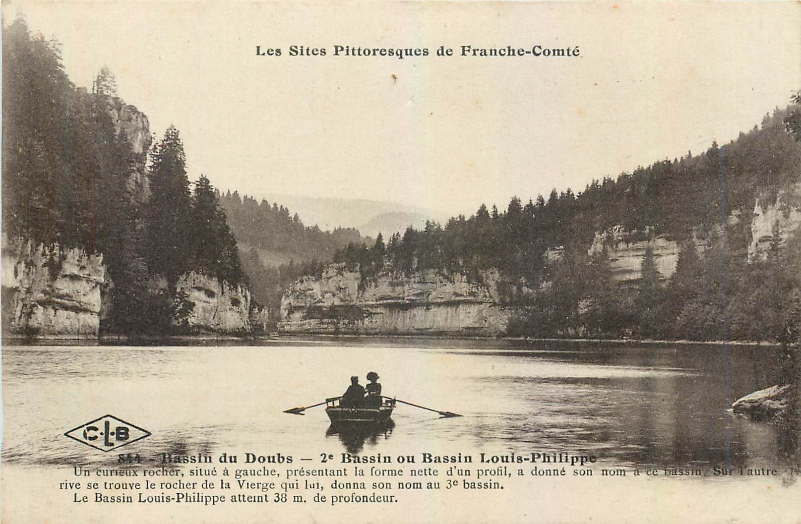 CPA Bassin du Doubs Bassin ou Bassin Louis Philippe 