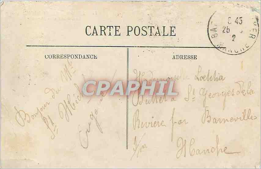 CPA Le Mont Saint Michel Le Chatelet et la Merveille  — Verso