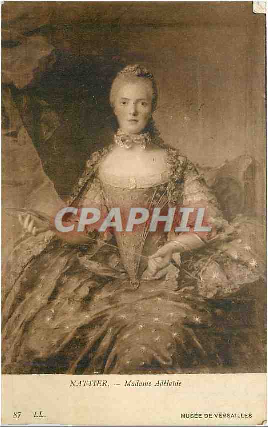 CPA Nattier Madame Adelaide Musee de Versailles 