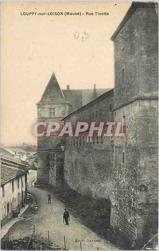 CPA Louppy sur Loison Meuse Rue Tinotte 