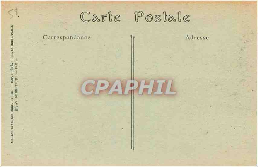CPA Saint Honore les Bains Nievre Etablissement Thermal le Hall  — Rückseite