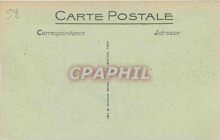 CPA Saint Honore les Bains Nievre L'Etablissement Thermal La salle d'Inhalation  — Rückseite
