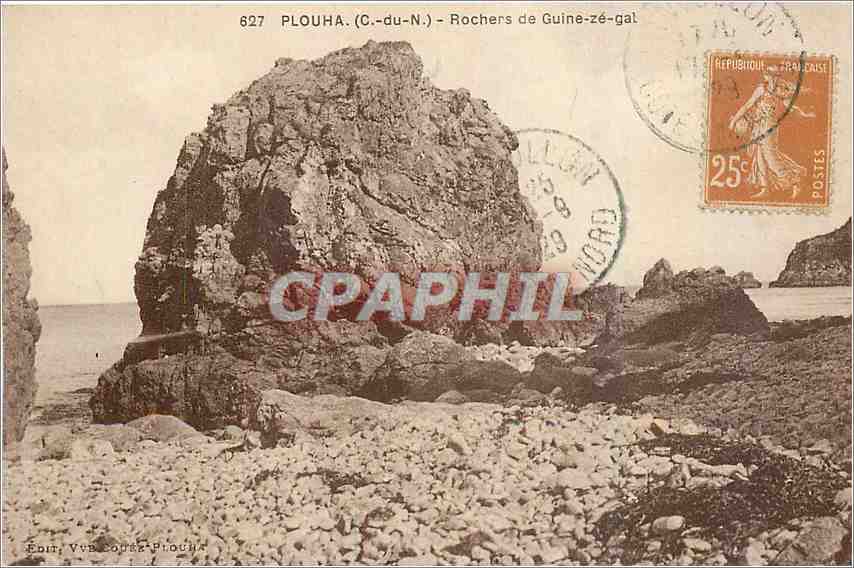 CPA Plouha C du N Rochers de Guine ze gal 