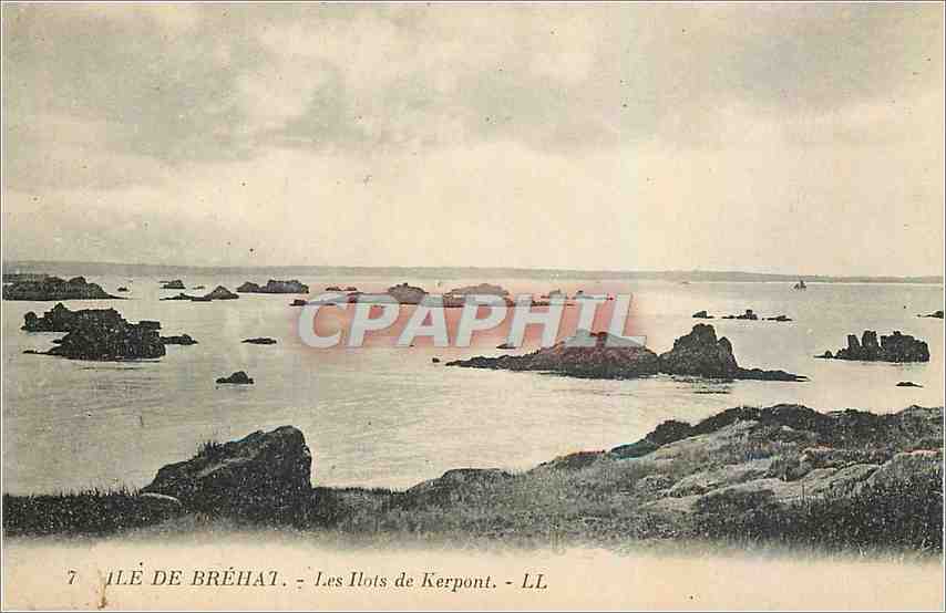 CPA Ile de Brehat Les Ilots de Kerpont 