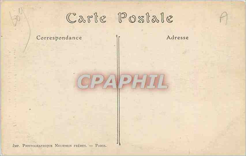 CPA Plougastel Daoulas Finistere Le Calvaire et le Clocher  — Rückseite