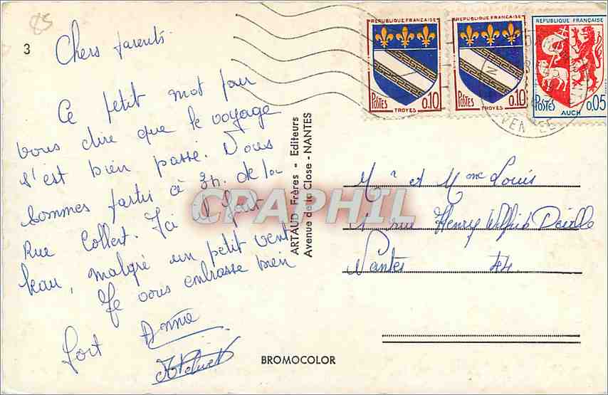 CPM Notre Dame de Monts Yacht sur la plage L'eglise Les moulins neufs Bourrine — Back