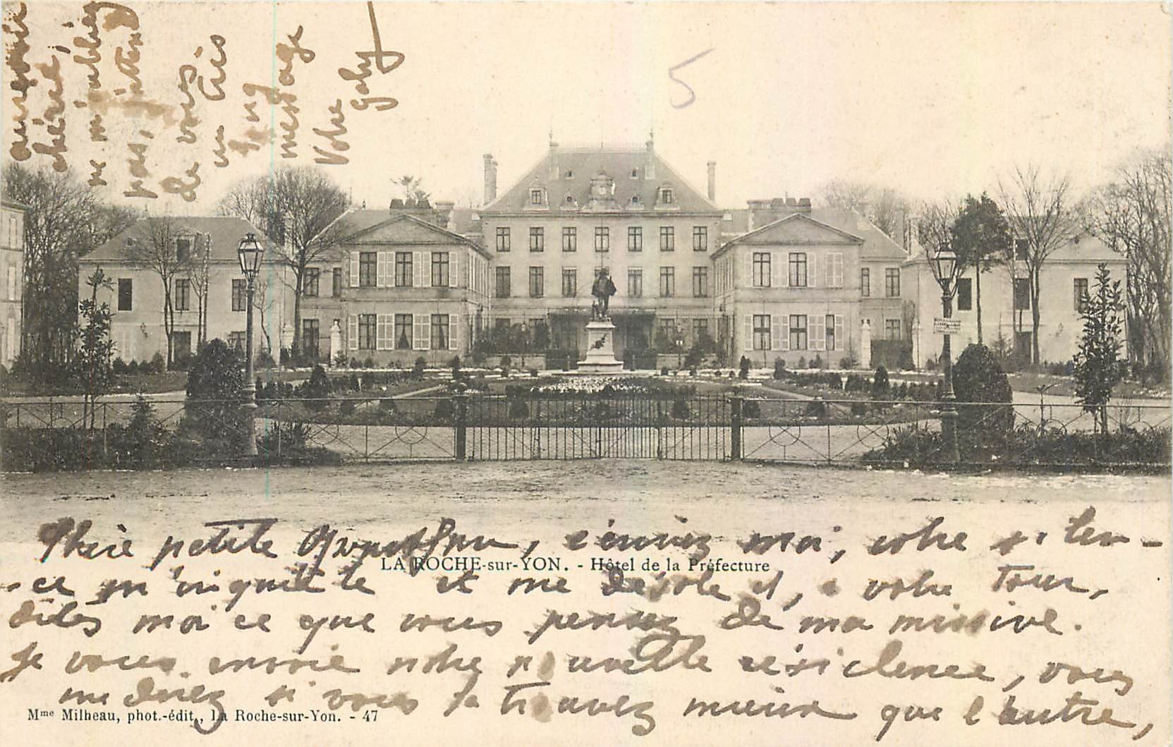 CPA La Roche sur Yon Hotel de la Prefecture 