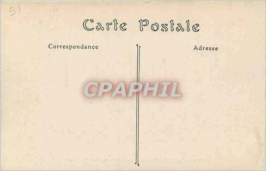 CPA Chalons sur Marne Ancienne Porte Rue de Marne  — Verso