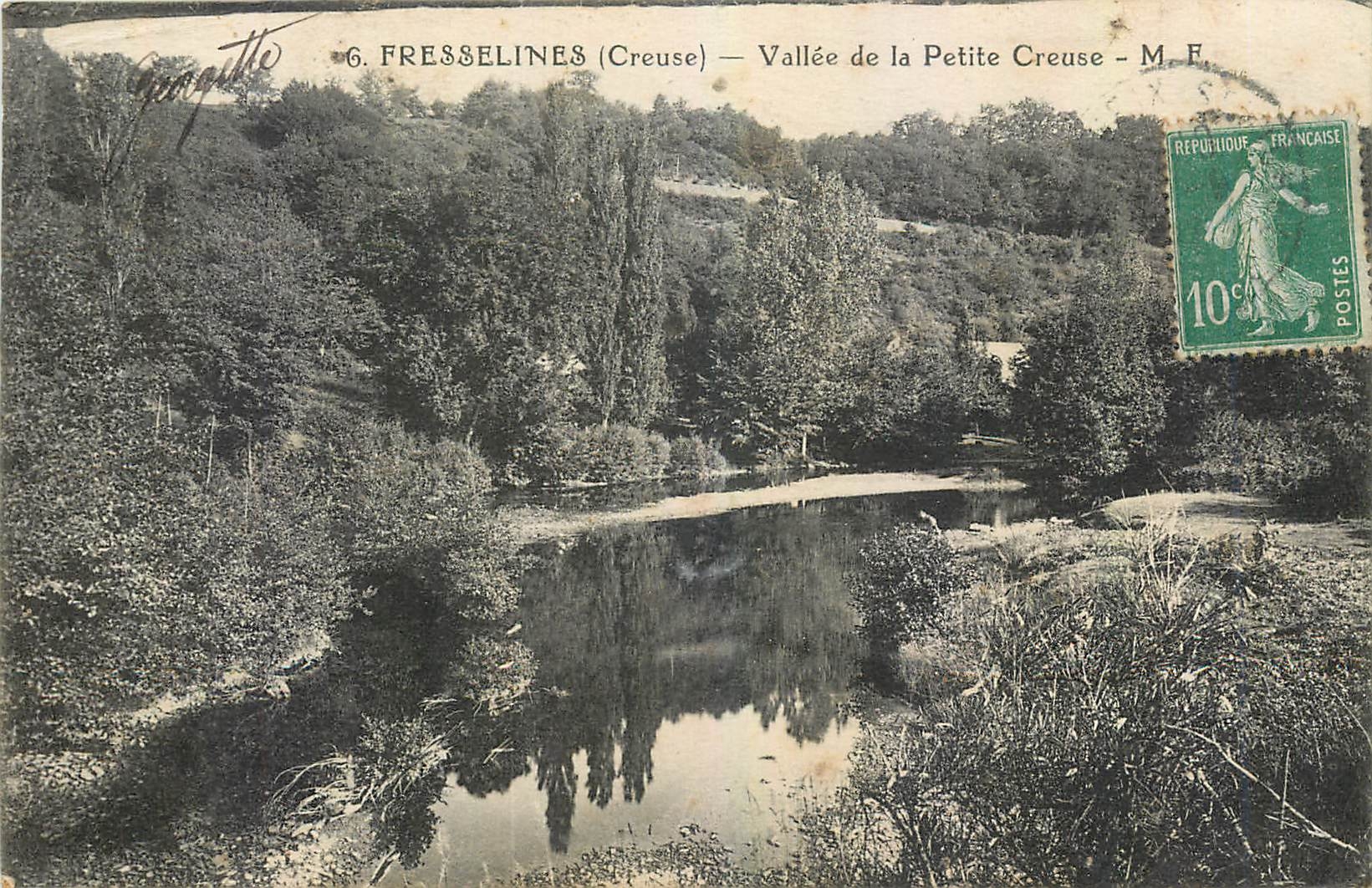CPA Fresselines Creuse Vallee de la Petite Creuse 