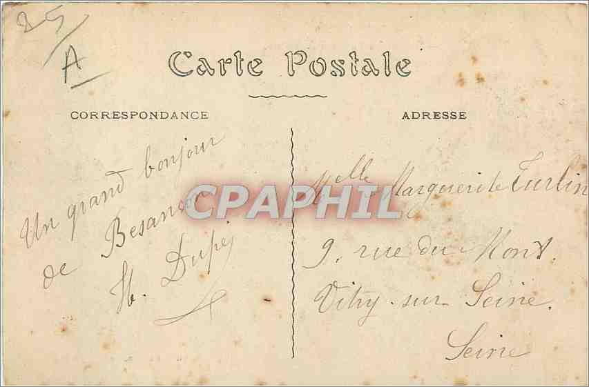 Vallée du Doubs à la Malate — Besançon — Excursion en Franche-Comté, n°376 — Rückseite