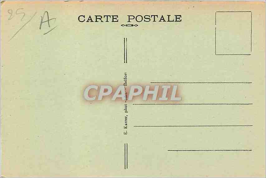 CPA Besancon Doube L'Eglise Sainte Madeleine  — Rückseite