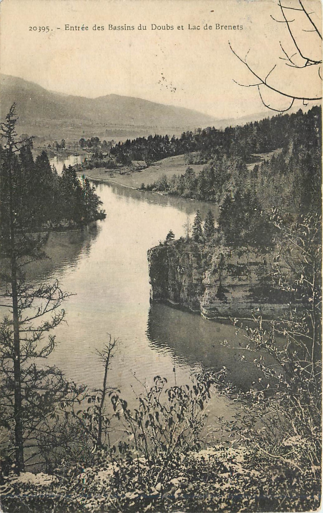 CPA Entree des Bassins du Doubs et Lac de Brenets 