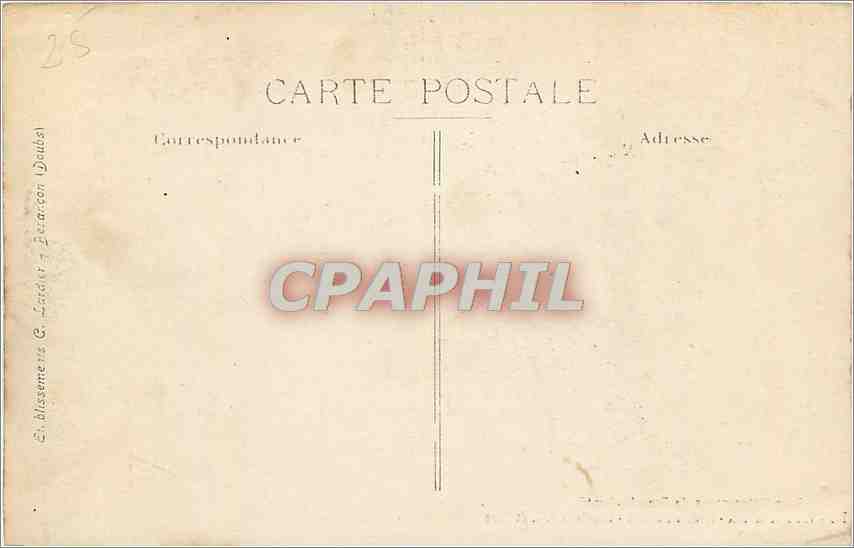 CPA Vallee de la Loue Environs d'Ornans Chapelle de ND du Chene  — Rückseite