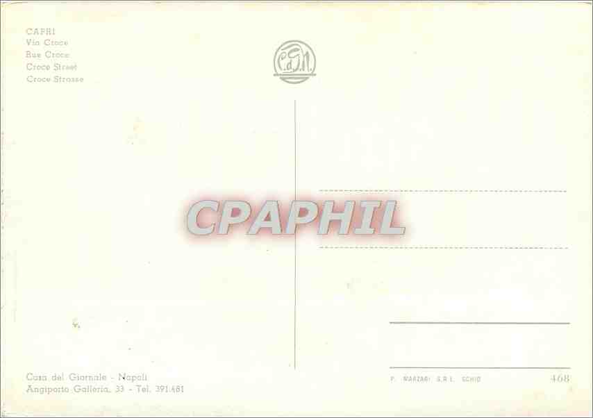 CPM Capri Rue Ctoce  — Rückseite