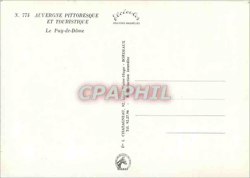 Le Puy-de-Dôme — vue panoramique — Élécé — Reverso