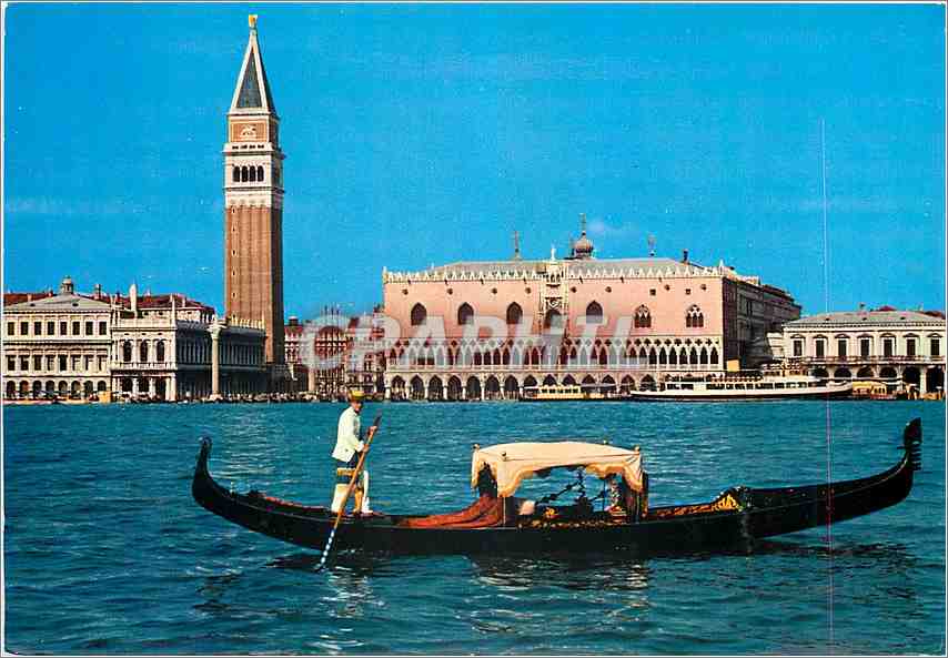 CPM Venezia Bassin St Marco eu gondole 