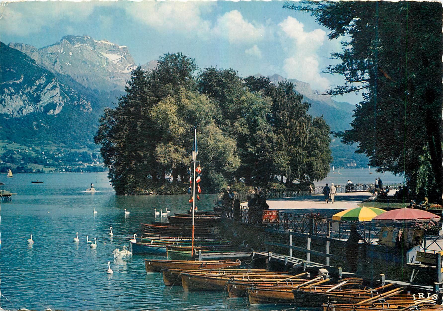 Lac d'Annecy — L'Île des Cygnes — éditeur IRIS