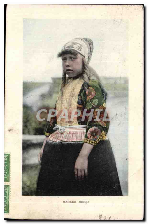 Exposition Universelle de Gand- Ghent-Belgique-Belgium-Hand stamp Marker Meisje-Jeune Fille-Young girl-CPA