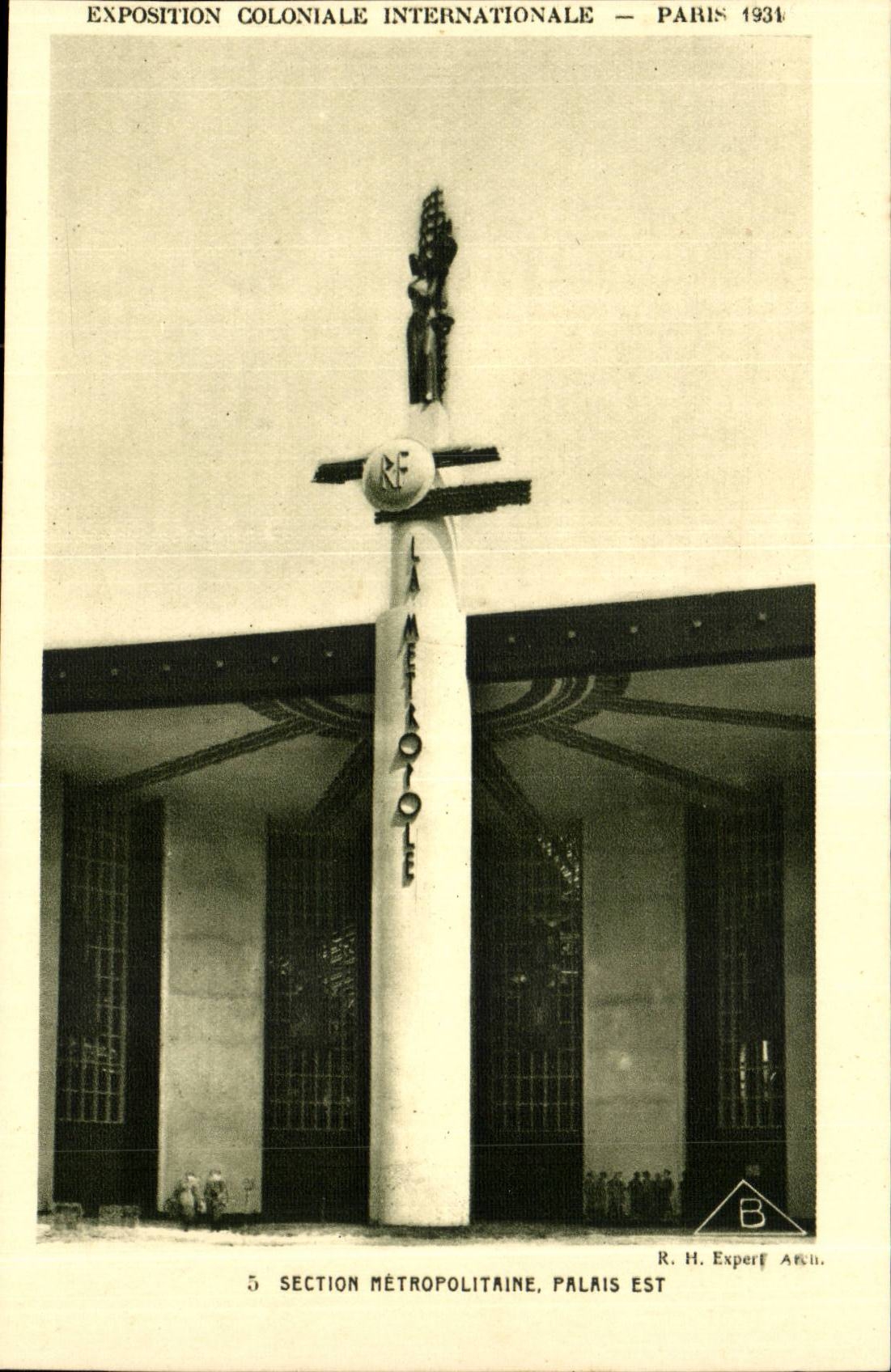 Exposition Coloniale Internationale — Paris 1931 — Section Métropolitaine, Palais Est