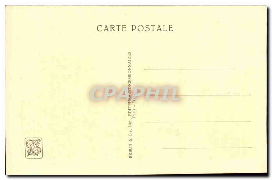 Exposition Coloniale Internationale — Paris 1931 — Section Métropolitaine, Palais Est — Verso