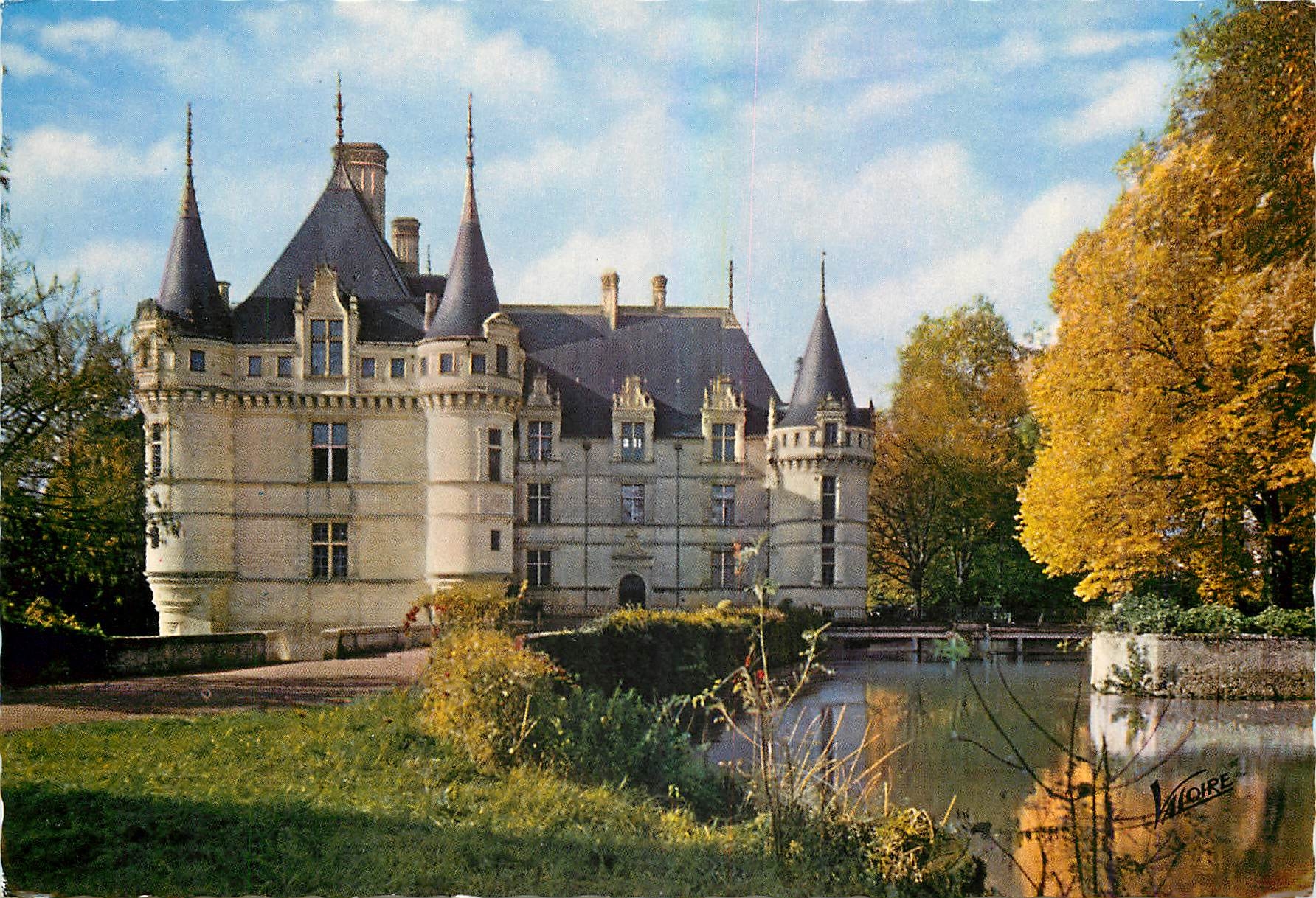 CPM Azay le Rideau Indre et Loire Le chateau du XVI siecle 