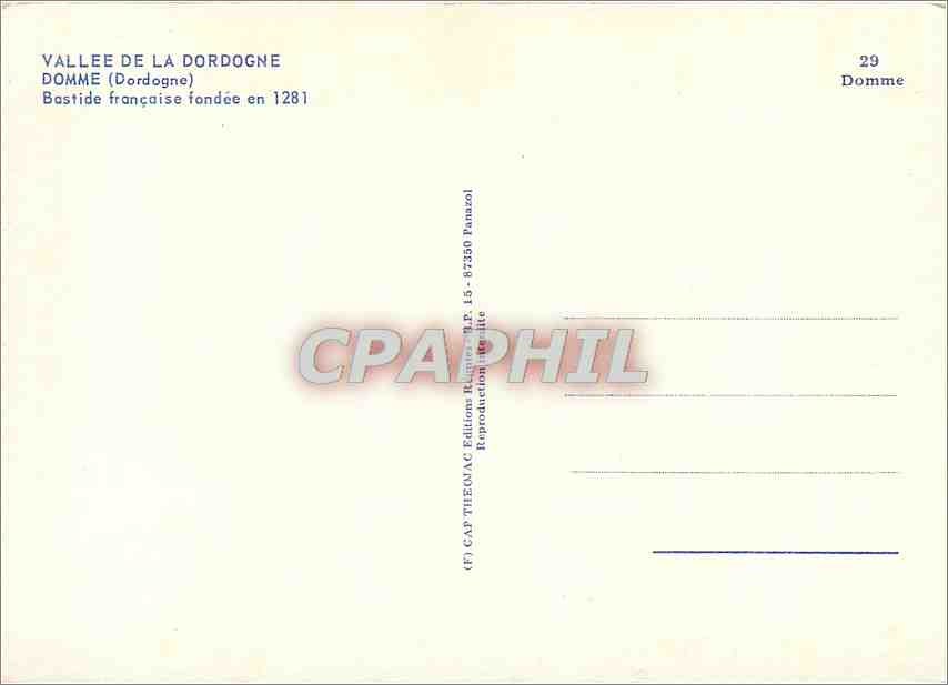 Domme — Bastide fondée en 1281 — Editions Panazol — Reverso