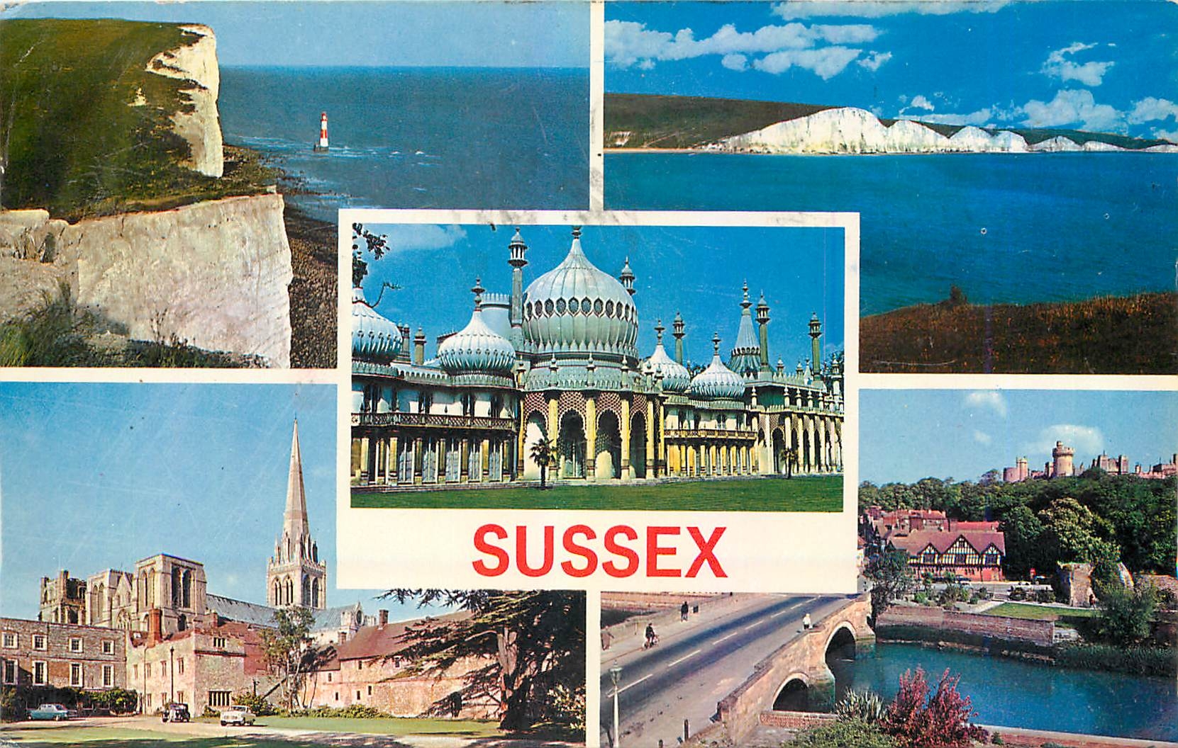 CPM Sussex Seven Sisters Beachy Head Arundel Castle Chichester Cathedral 