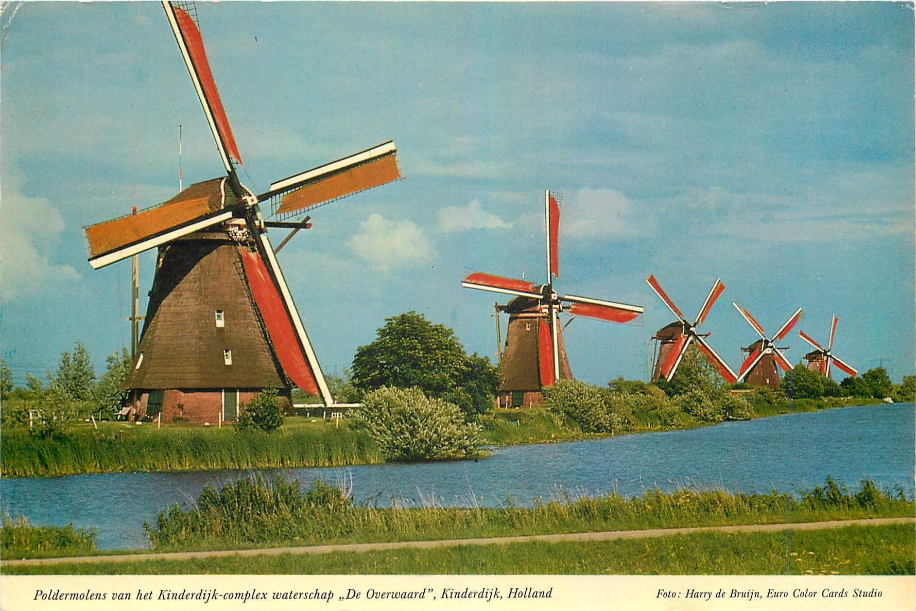 CPM Kinderdijk Holland Drainage mills of the Kinderdijk Complex polder The Overwaard 