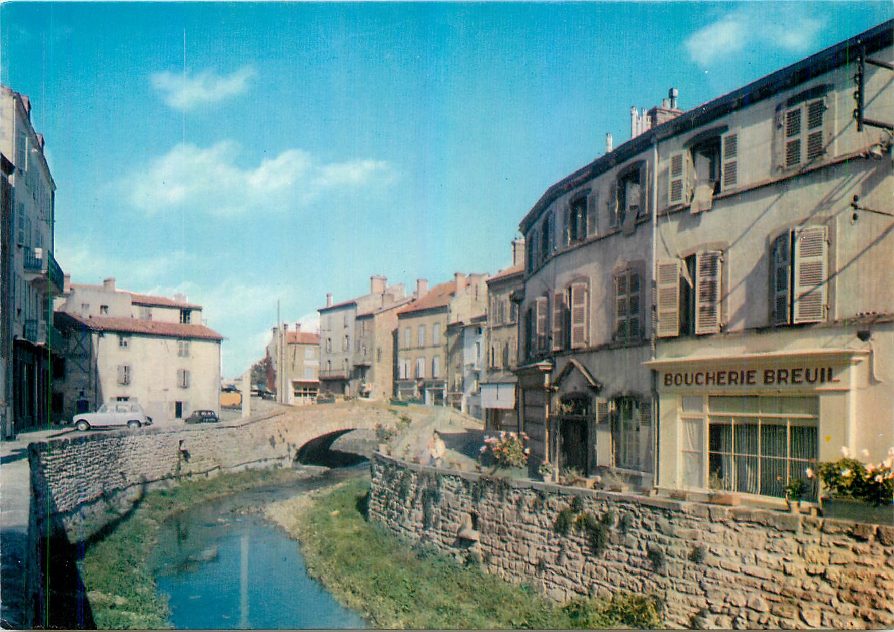 CPM Billom P de D Vue du pont Boucherie Breuil