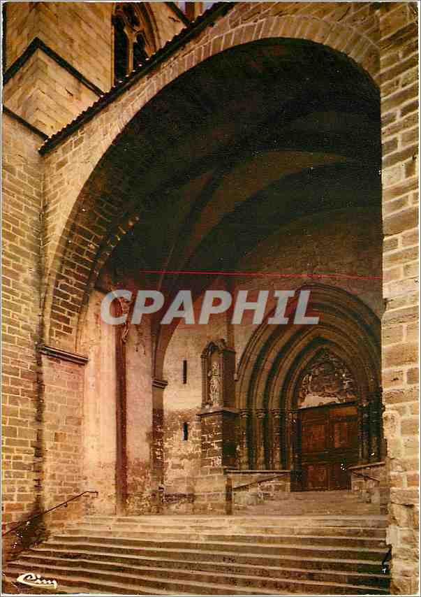 CPM Billom P de D Porche de l'eglise Saint Loup 