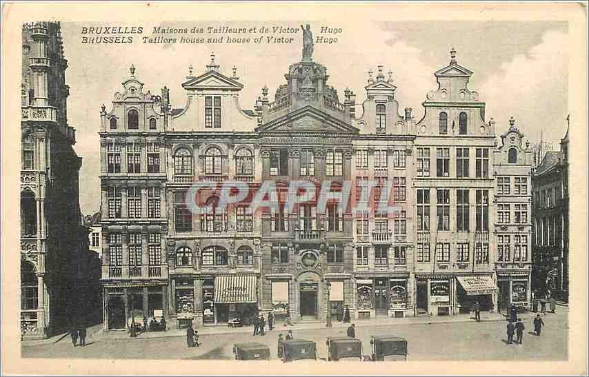 CPA Bruxelles Maison des Tailleurs et de Victor Hugo 