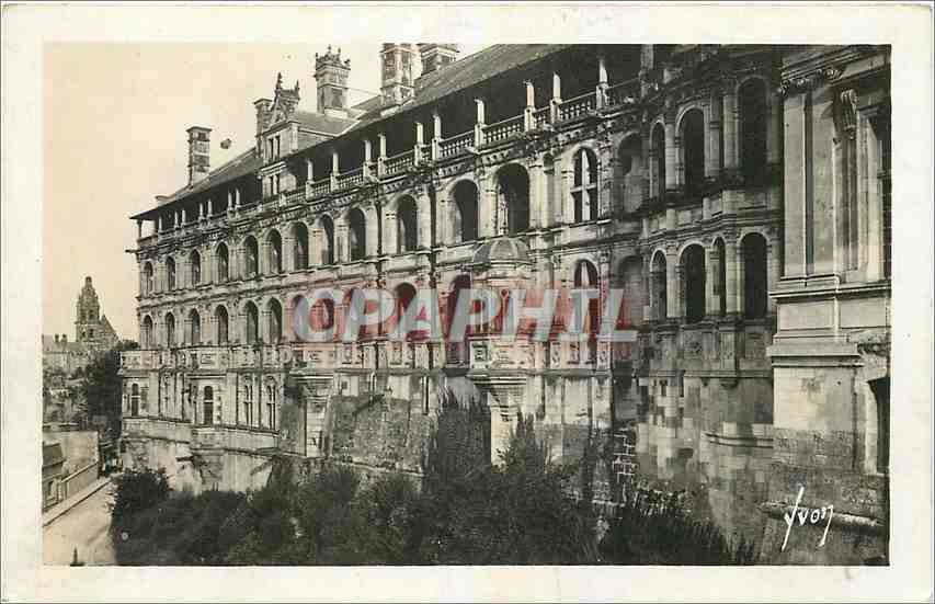 Blois (Loir-et-Cher) — Le Château, façade François 1er — Les Éditions d'Art 'YVOY' Paris