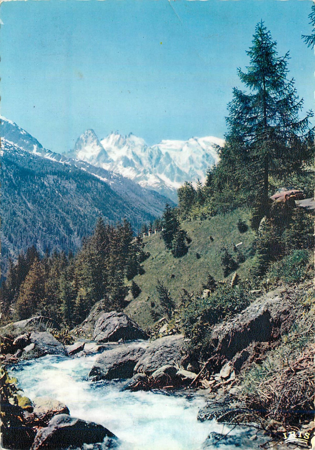 CPM Chamonix Mont Blanc Les Aiguilles de Chamonix depuis le Col des Montets 