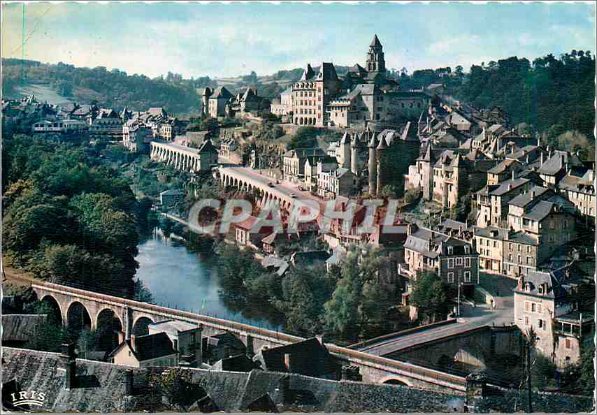 CPM Uzerche Correze La Perle du Limousin Vue generale 