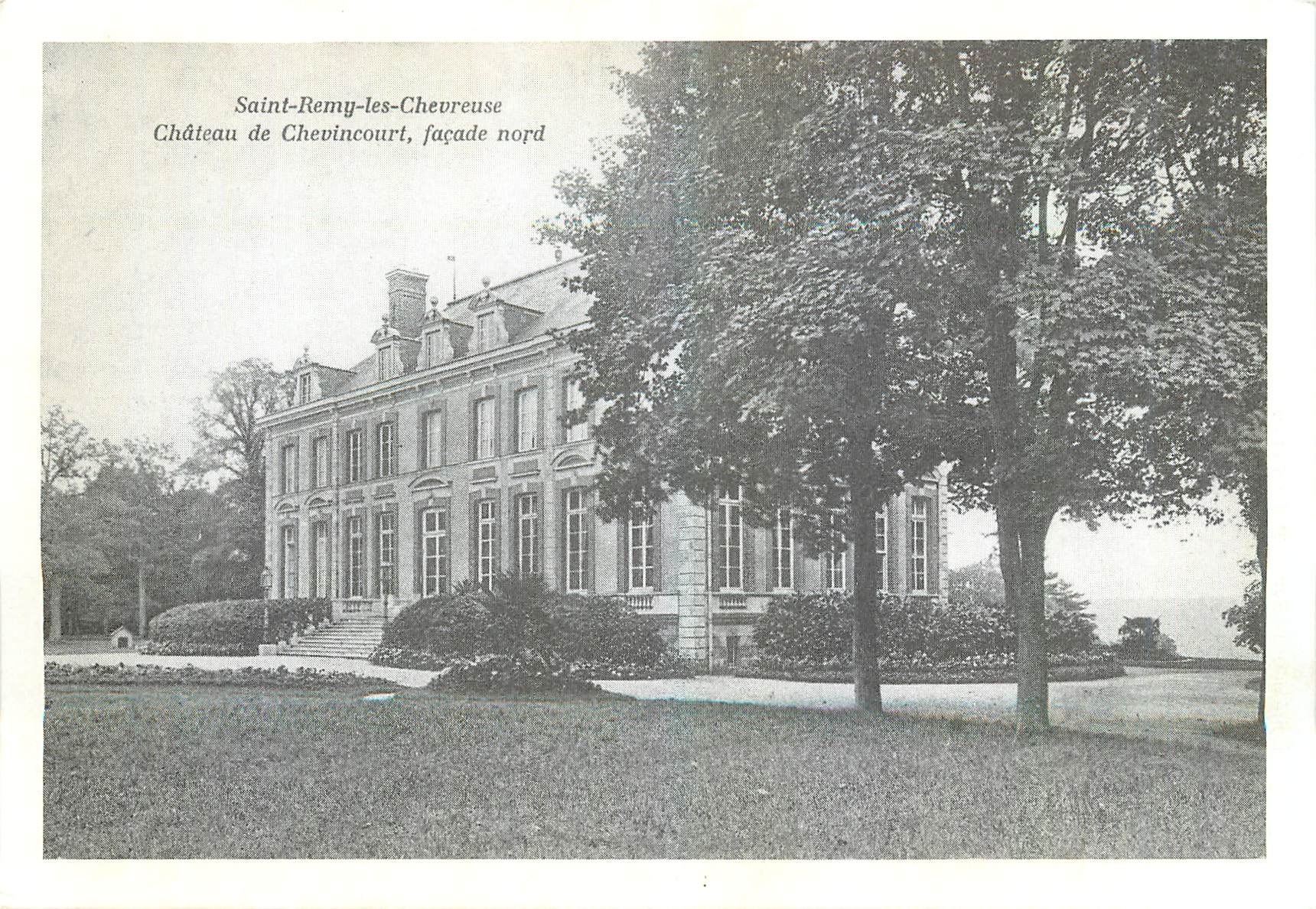 Saint-Rémy-lès-Chevreuse — Castillo de Chevincourt, fachada norte — F. LOLLICHON, Serie N° 28