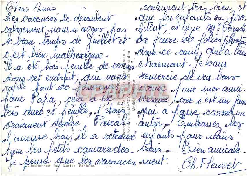 CPM Le Cap Ferret L'Ocean La Foret Le Bassin  — Back