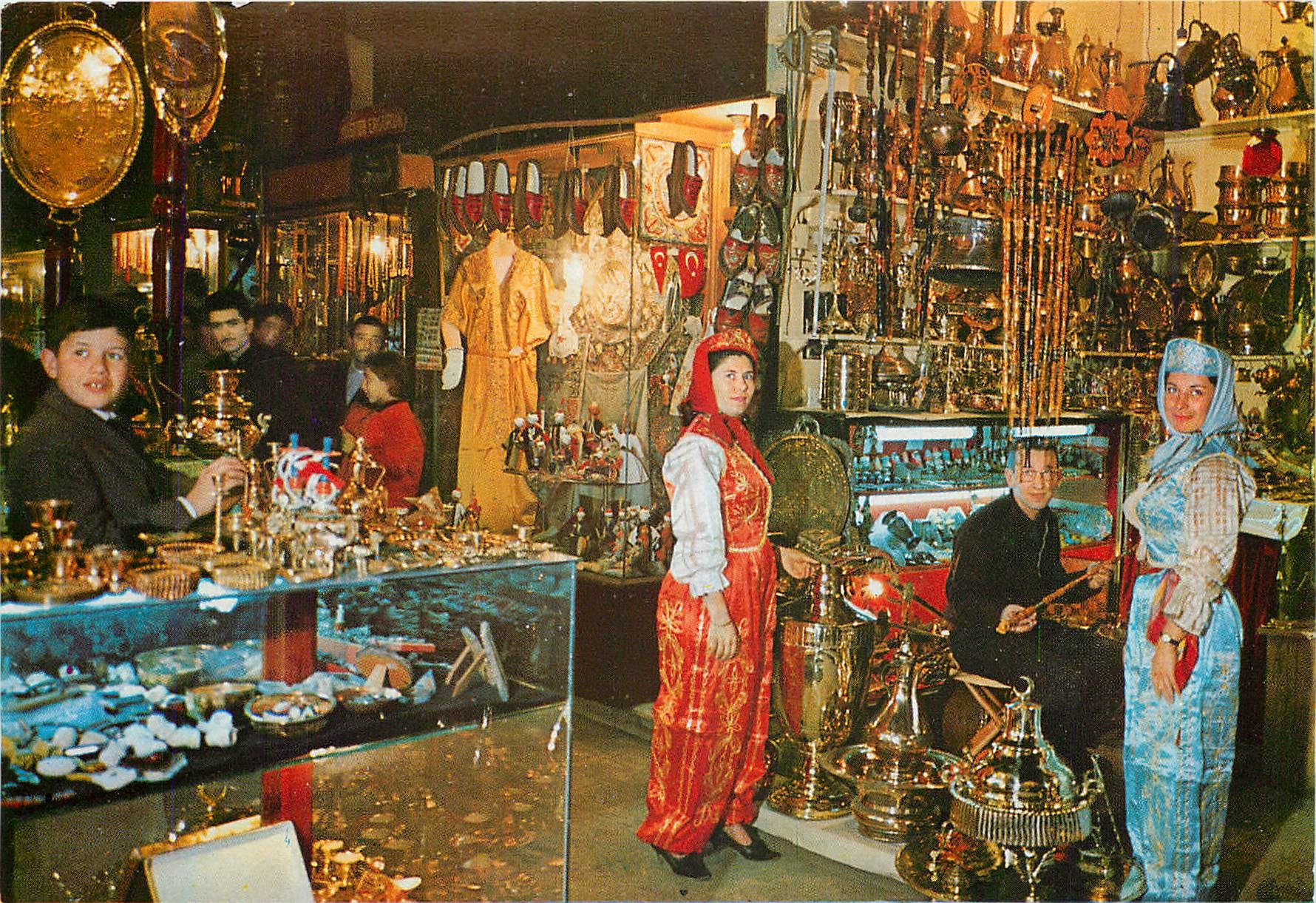 CPM Istanbul ve Guzellikleri Grand Bazar Interieur de Grand Bazar marche 