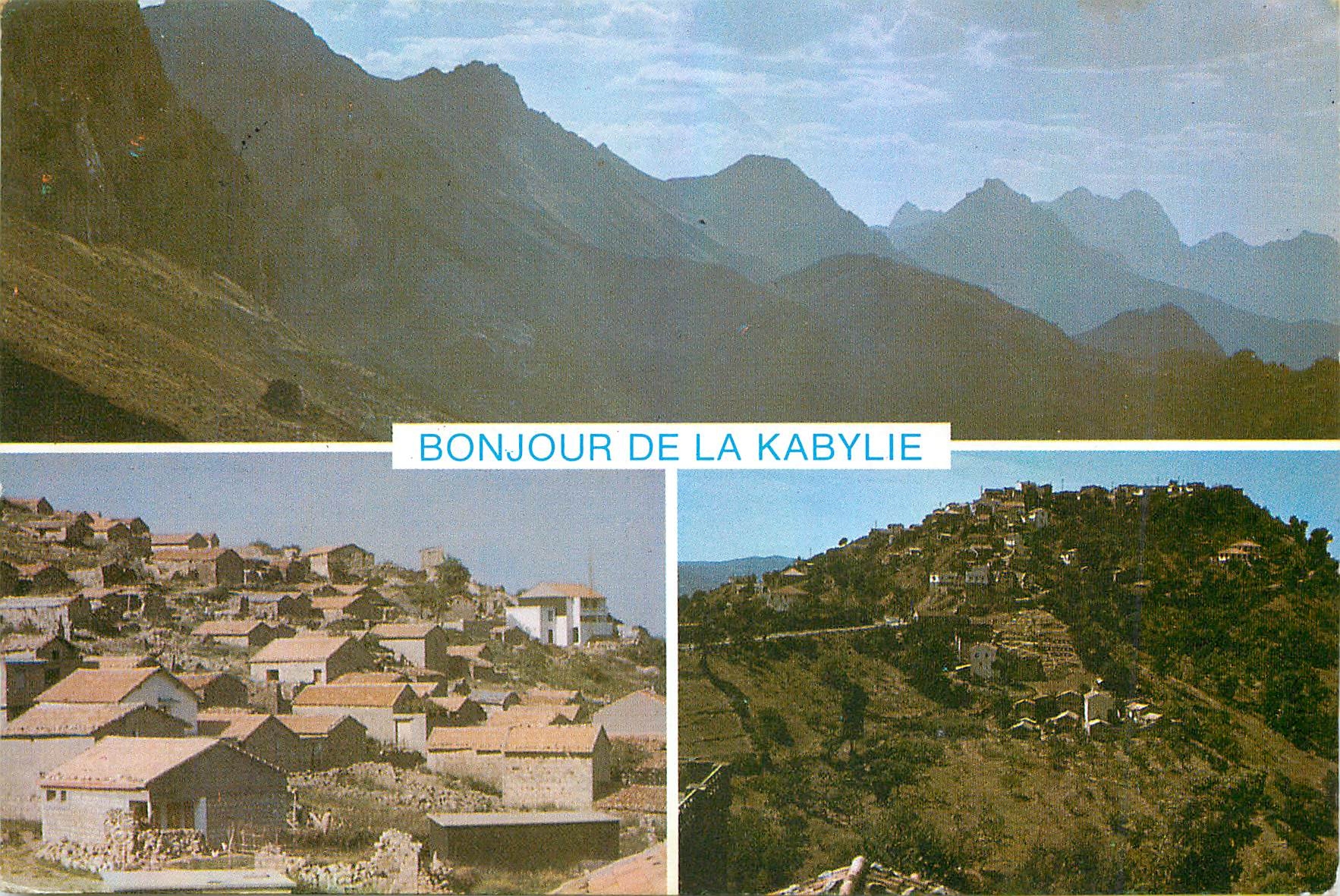 CPM Bonjour de la Kabylie Monts de Djurdjura et Villages en Kabylie 