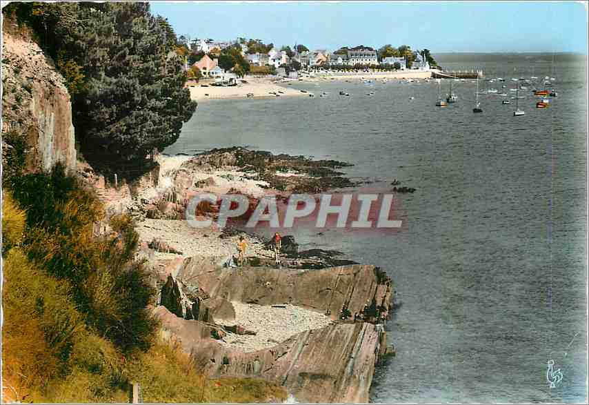 CPM Locquirec Finistere Vue Generale prise du fond de la Baie 