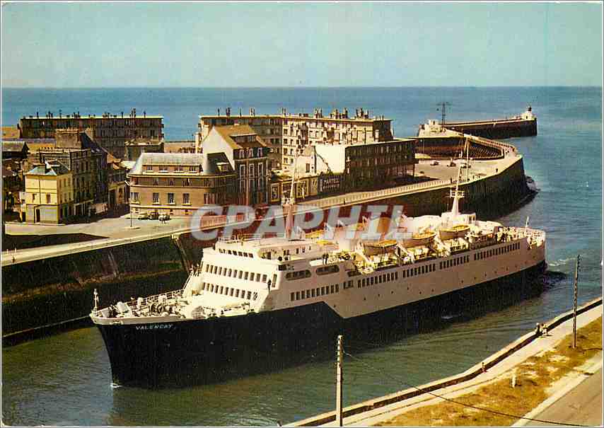 CPM Societe Nationale des Chemins de Fer Francais British Railways Ligne Dieppe Newhaven Villandry B