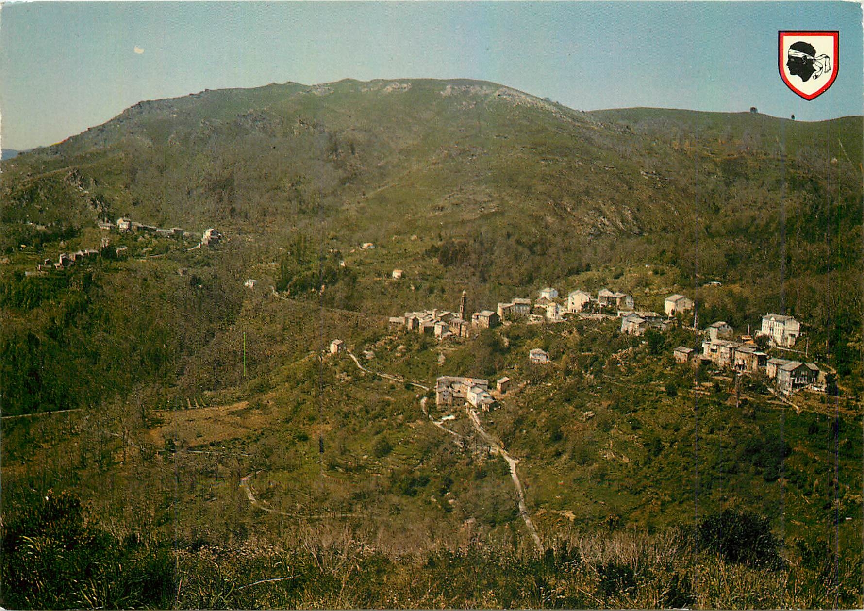 CPM Corse Ile d'Amour Vue Generale de Silvareccio Dans la Castaniccia 