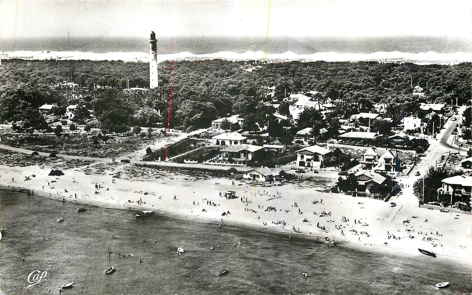 Cap Ferret — Le Bassin d'Arcachon (vue aérienne) — Opérateur Ed. Grafolière, Langon