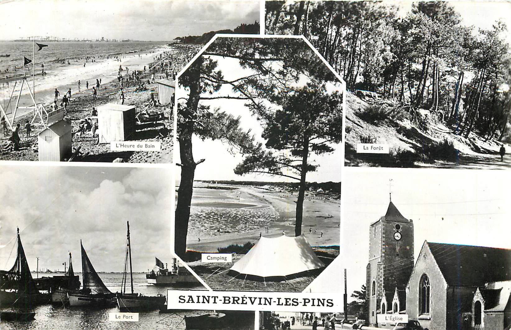CPM Saint Brevin les Pins La Cote de Jade Bateau