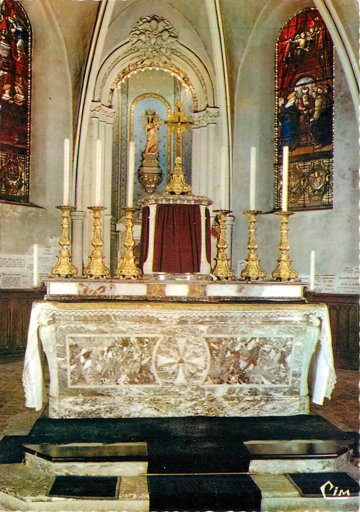 Basilique de Notre-Dame de Sion — Maître-autel avec l'autel de la Vierge — CIM
