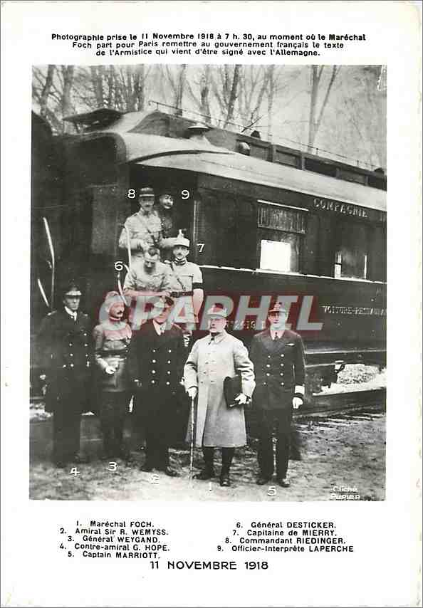 CPM Marechal Foch Wagon Militaria Compiegne