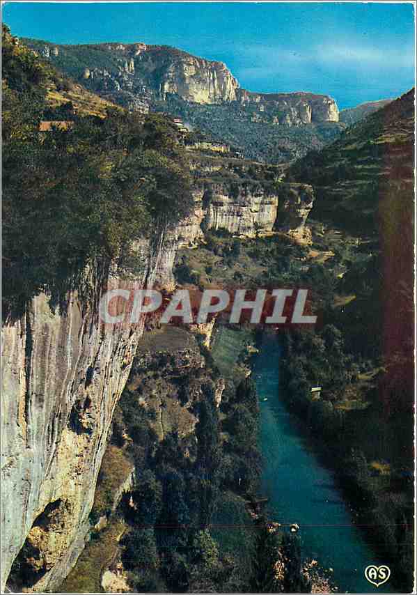 CPM En parcourant les Gorges de la Jonte Lozere 