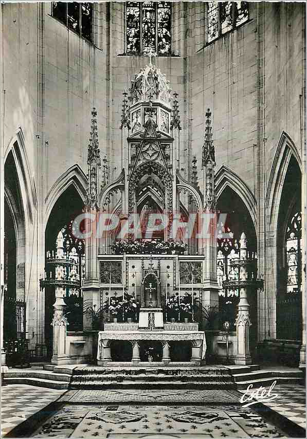 CPM La Basilique de Notre Dame de Clery Le Trone de la Vierge 