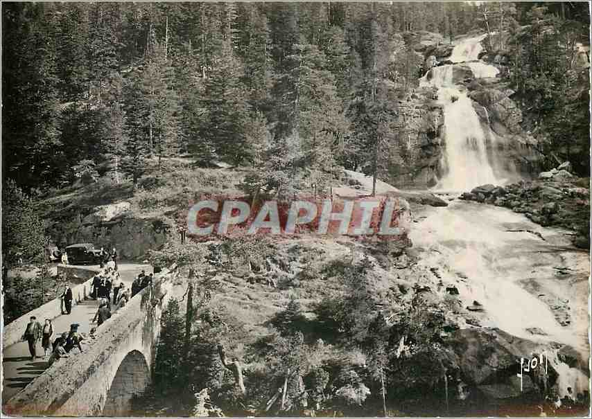 Pont d'Asaoue et sa cascade — Hautes-Pyrénées — Éditions d'Art française