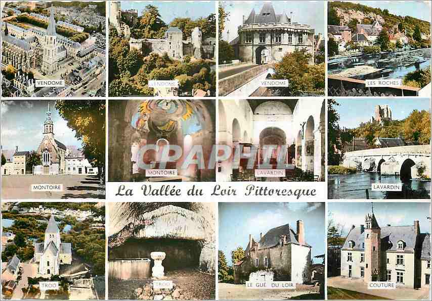 La Vallée du Loir Pittoresque — Montoire, Lavardin, Vendôme, Les Roches, Troo, Le Gue du Loir, Couture — Éditions GABY, Nantes