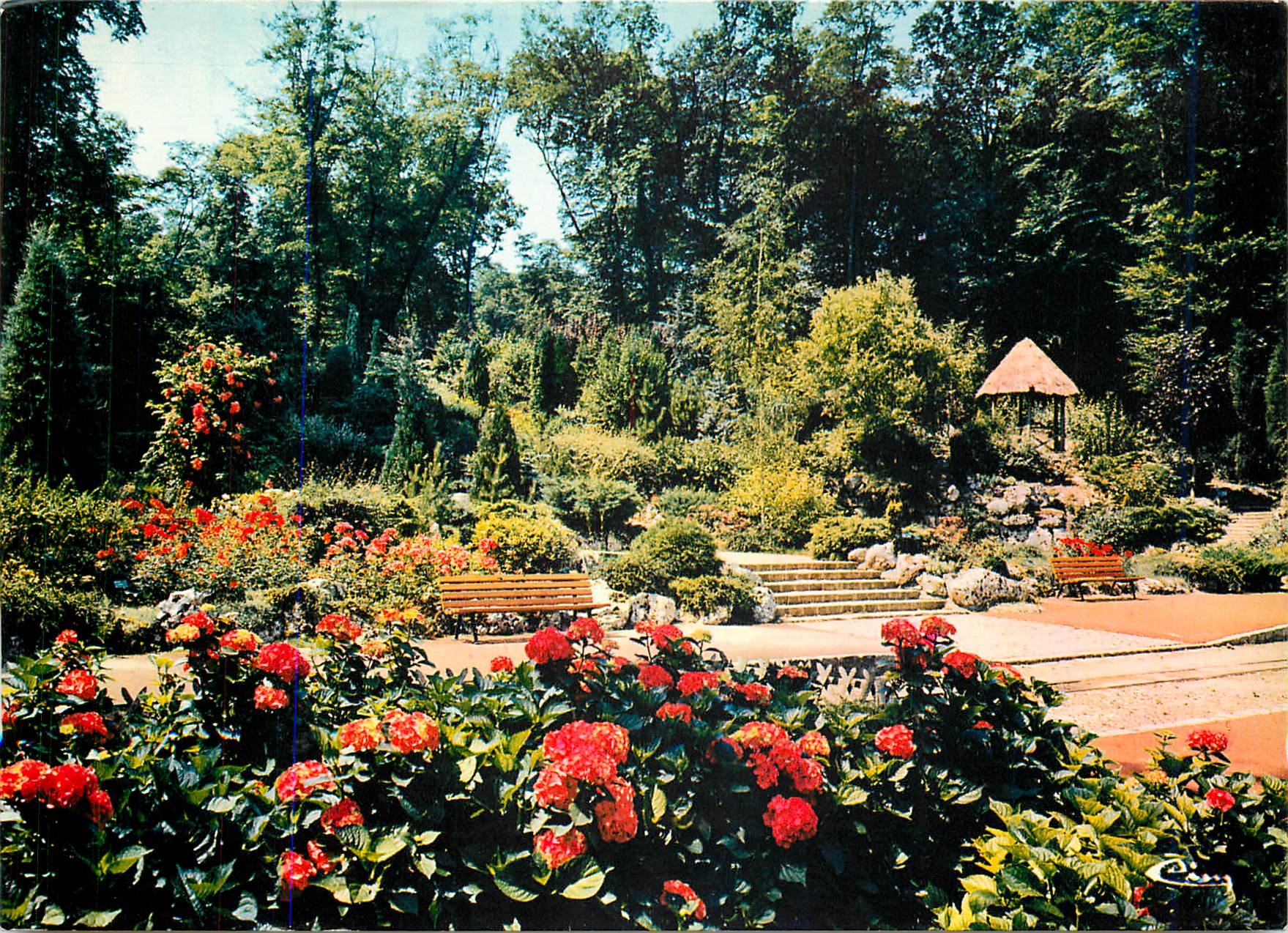 CPM Parc floral de la Source a Orleans Loiret Jardin de la Rocaille 
